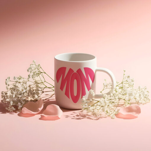 Mom Heart Mug - 11oz & 15oz