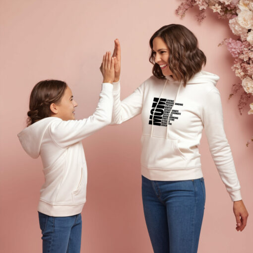 Mom Qualities Mother And Daughter Hoodie