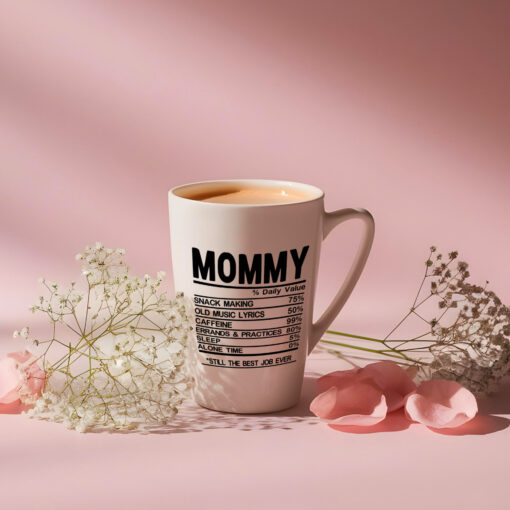 Mommy Daily White Latte Mug - 12oz & 17oz