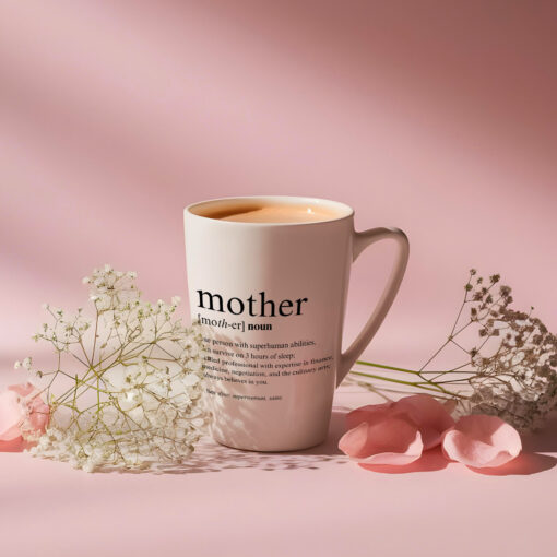 Mother White Latte Mug - 12oz & 17oz