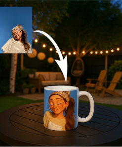 Cartoon - Custom White Mug - 11oz & 15oz
