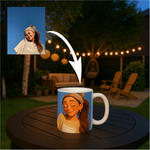 Cartoon - Custom White Mug - 11oz & 15oz