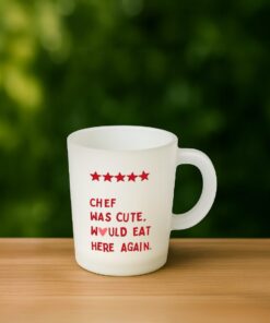 5‑Star Chef Review – Frosted Glass Mug