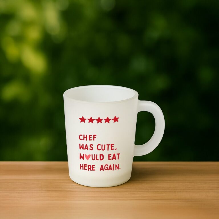 5‑Star Chef Review – Frosted Glass Mug