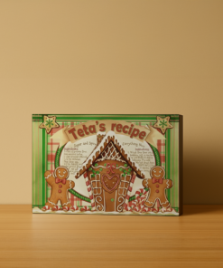 Teta's Gingerbread Recipe – Festive Holiday Decorative Panel