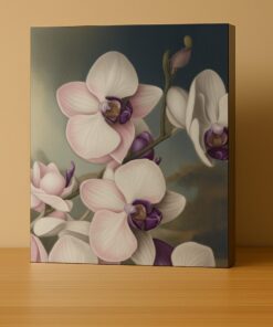 Elegant Orchid Botanical – Gallery Wrapped Canvas Print