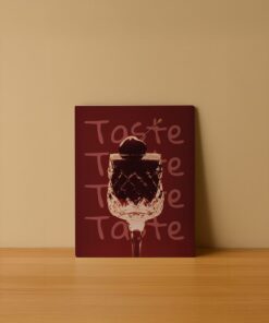 Taste Cocktail Art – Vertical Canvas Print
