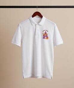 Hocus Pocus Fox – Custom Printed White Polo Shirt