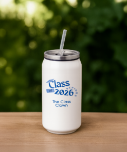 Class of 2026 Seniors – Custom Steel Coke Can Tumbler
