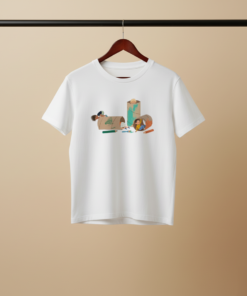 Creative Cardboard Kids – Playful Illustration T‑Shirt