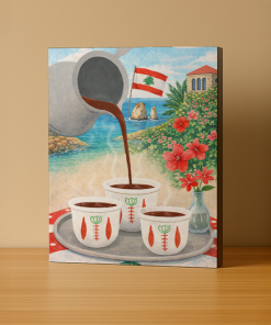 yalla 3al ahwe – 3D HD Aluminium Panels