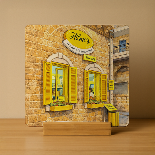 HD Aluminium Bamboo 20 x 20 cm design 1