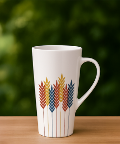 Wheat - White Latte Mug