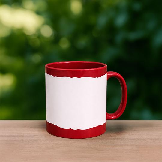 Mug with red no design