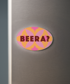 Beera Oval Refrigerator Magnet