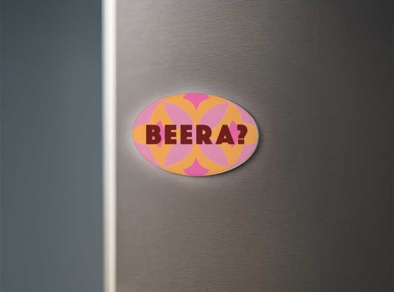 fridge magnets oval design 1