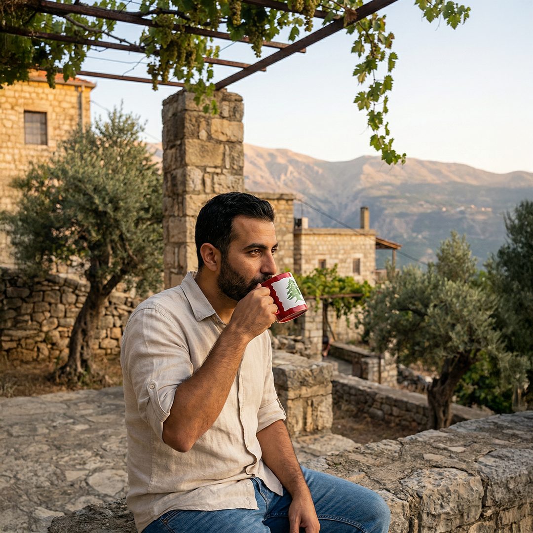 Koulouna lil watan - Red Mug - 11oz - Image 2