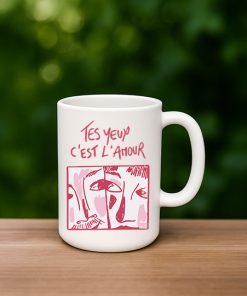 Tes Yeux - White Mug - 11oz & 15oz