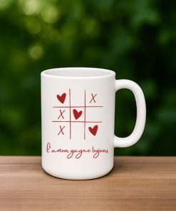 X Hearts - White Mug - 11oz & 15oz