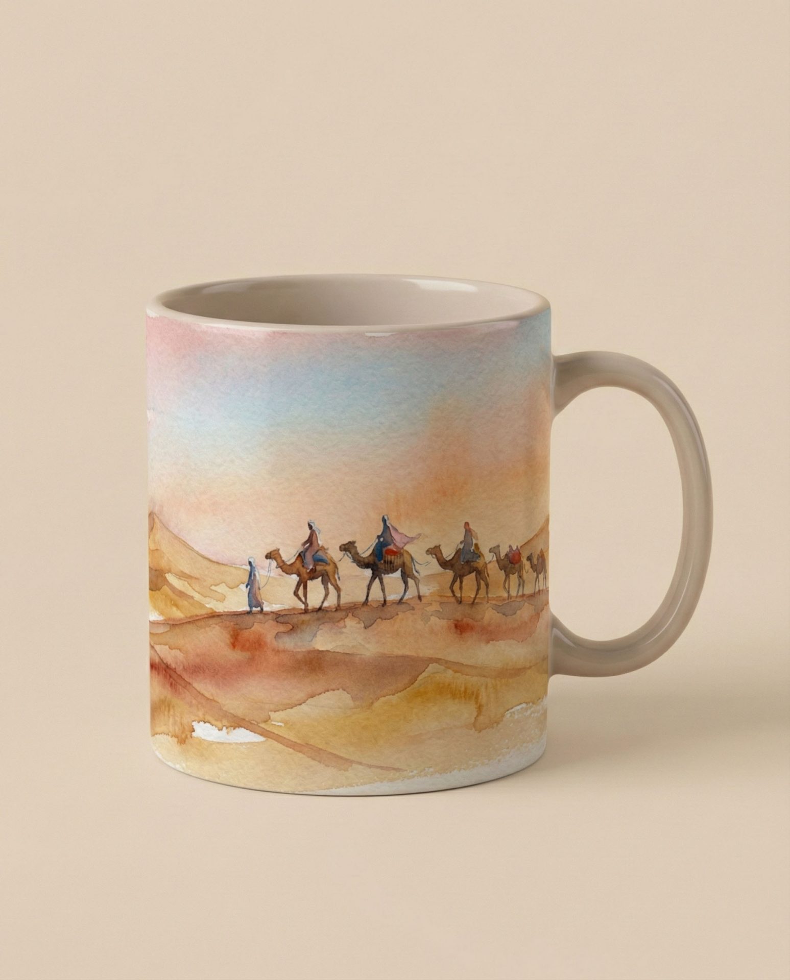 Ramadan Desert - White Mug - 11oz & 15oz
